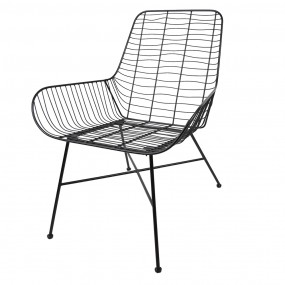 25Y0956 Dining Chair 67x63x78 cm Black Iron Chair