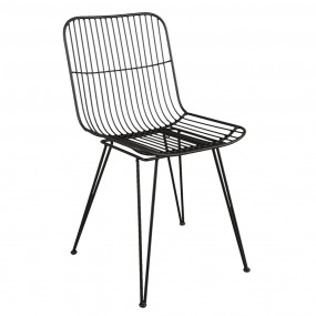 26Y2512 Dining Chair 42x55x83 cm Black Iron Chair