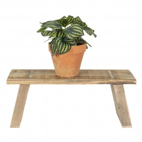 26H2215 Plant Table 46x17x19 cm Brown Wood Plant Stand