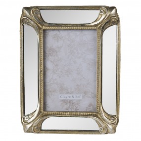 22F0915 Photo Frame 13x18 cm Gold colored Plastic Picture Frame