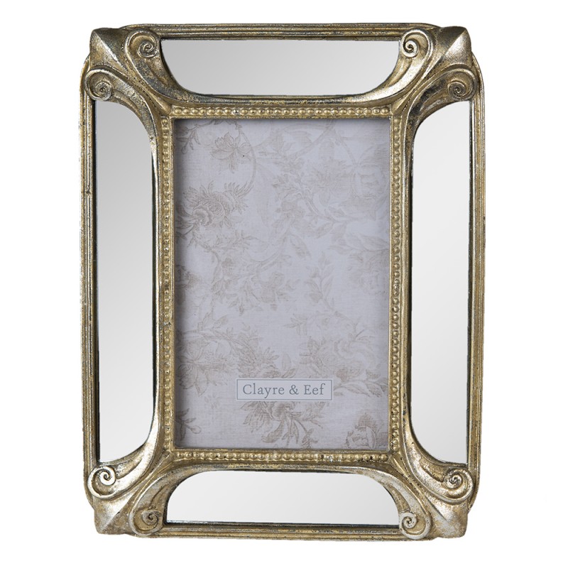 2F0915 Photo Frame 13x18 cm Gold colored Plastic Picture Frame