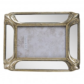 22F0915 Photo Frame 13x18 cm Gold colored Plastic Picture Frame