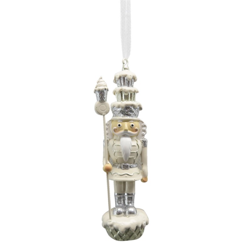 6PR3669 Statue Nutcracker 11 cm Beige Plastic