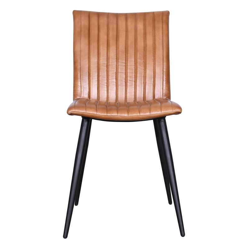 50732 Dining Chair 44x59x89 cm Brown Leather Chair