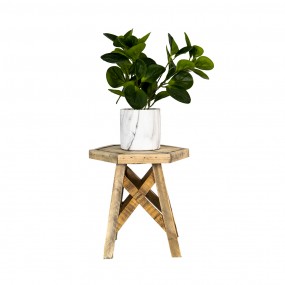 26H2094 Plant Table 22x22x25 cm Brown Wood Plant Stand