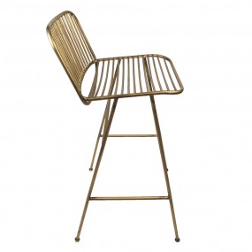25Y1133 Bar Stool 46x45x91 cm Gold colored Iron Foot stool