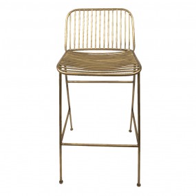 25Y1133 Bar Stool 46x45x91 cm Gold colored Iron Foot stool