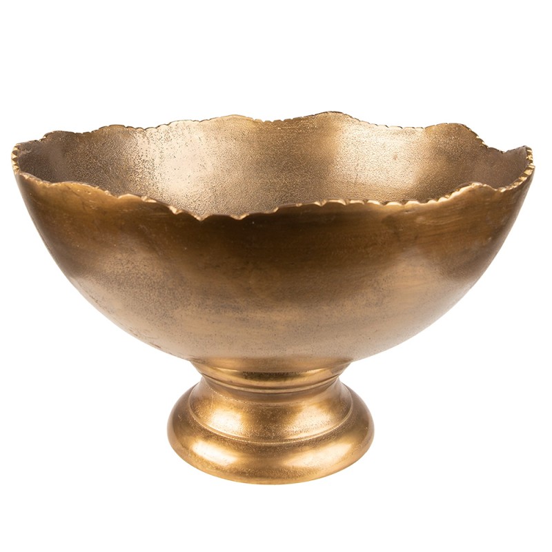 65087 Decorative Bowl 45 cm Copper colored Aluminium