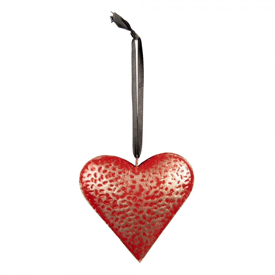 Shop Antique Red Glass Heart Ornaments, Jamali Garden