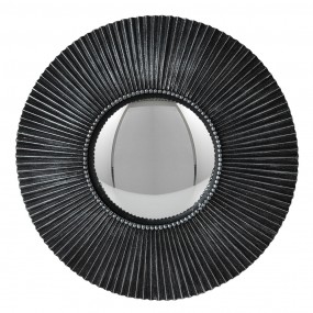 262S244 Mirror Ø 23 cm Grey Plastic Round Convex Mirror