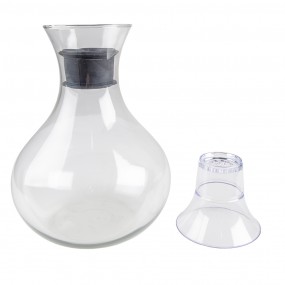 26GL4186 Carafe with Glasses 1740 ml / 375 ml Glass Round Water Jug