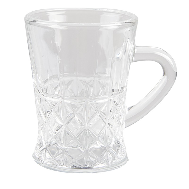 6GL4200 Mug 95 ml Glass Round Coffee Mug