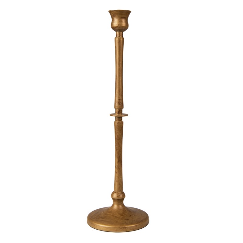 6Y5376 Candle holder 35 cm Gold colored Iron Round Candle Holder