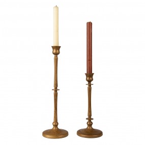 26Y5376 Candle holder 35 cm Gold colored Iron Round Candle Holder
