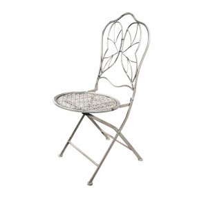 25Y0983 Bistro Chair 40x47x93 cm White Iron Butterfly Patio Chair