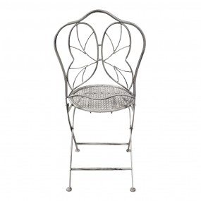 25Y0983 Bistro Chair 40x47x93 cm White Iron Butterfly Patio Chair