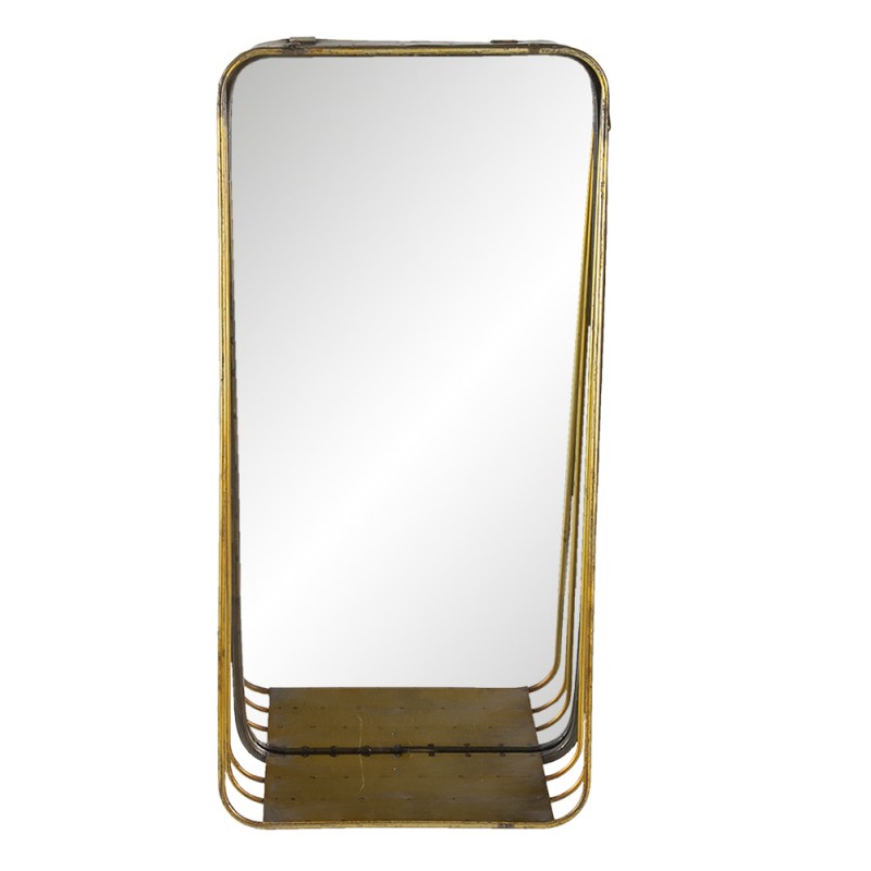 62S223 Miroir 24x49 cm Couleur cuivre Métal Rectangle Grand miroir