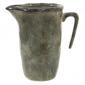 26CE1403 Dekorative Kanne 1850 ml Grün Keramik Dekoration Vase