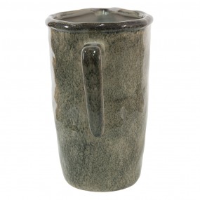 26CE1403 Decoration can 1850 ml Green Ceramic Decorative Vase