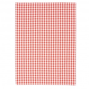 2APY42-1 Geschirrtuch 50x70 cm Rot Weiß Baumwolle Rauten Küchentuch
