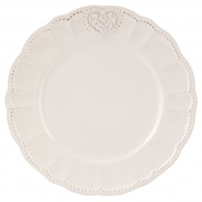 2HRTDPN Breakfast Plate Ø 21 cm Beige Ceramic Round Plate