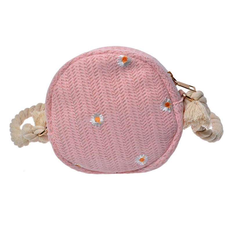 JZBG0258P Women's Handbag Ø 15 cm Pink Polyester Flowers Bag