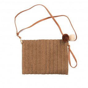 2JZBG0260CH Women's Handbag 27x20 cm Brown Polyester Bag