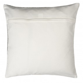 2KT032.042 Cushion Cover 50x50 cm Blue Orange Cotton Square Pillow Cover