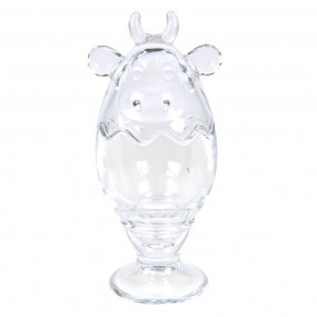 6GL3387 Glass jar Cow Ø...