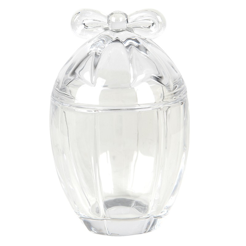 6GL3388 Glass Jar Egg Ø 9x13 cm Glass Jar