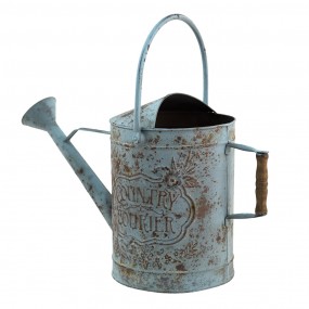 26Y4792 Decorative Watering Can 50x21x44 cm Blue Brown Metal Watering Can
