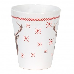 6GL4252 Mug 300 ml Verre Fleurs Mug de café