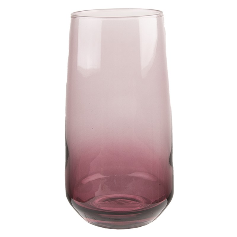 6GL4311P Water Glass 430 ml Purple Glass Drinking Cup