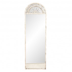 252S174 Specchio 41x135 cm Bianco Ferro Rettangolo Grande specchio
