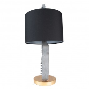 25LMC0026 Table Lamp Guitar Ø 30x68 cm Grey Plastic Desk Lamp