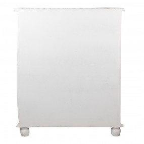 250664 Mensola da parete 81x32x103 cm Bianco Legno Ferro Semicerchio Armadio di archiviazione