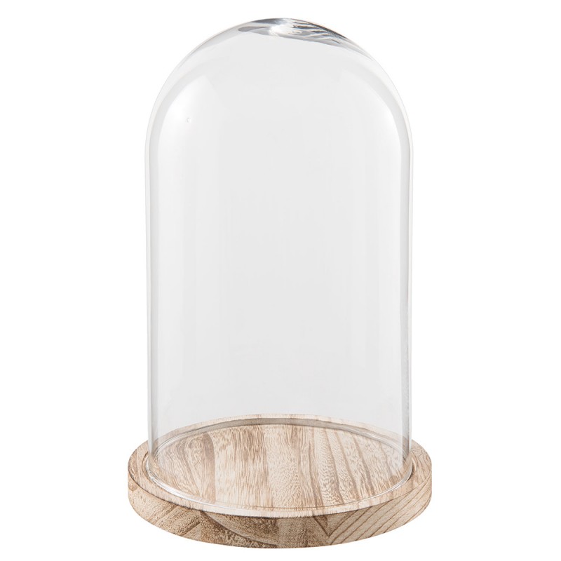 6GL2170 Cloche Ø 18x28 cm Glass Round Glass Bell Jar