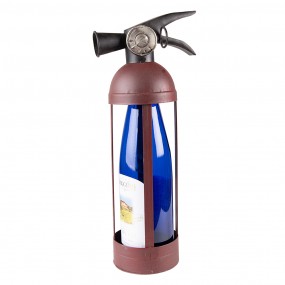 26Y3373 Wine Rack Fire extinguisher 10x10x34 cm Brown Iron Bottle Rack