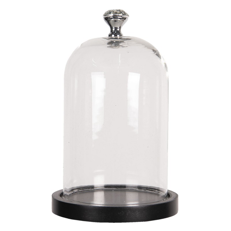 6GL2543 Cloche Ø 12x19 cm Glass Round Glass Bell Jar