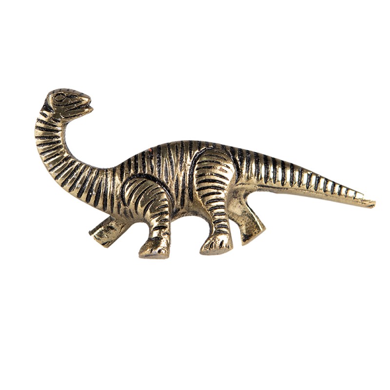65195 Knob Dinosaur 8x3x2 cm Golden color Metal