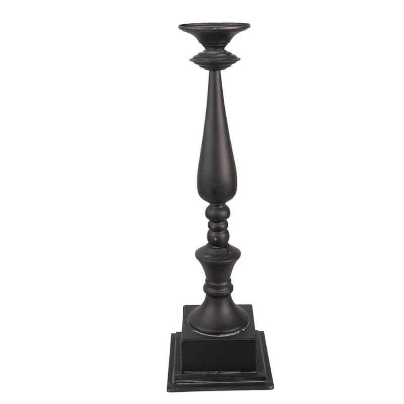 6Y5321 Candle holder 15x15x50 cm Grey Iron Candle Holder