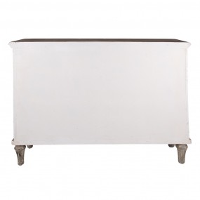 25H0568 Dresser 141x40x105 cm Beige Grey Wood Rectangle Chest of Drawers