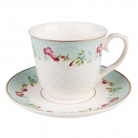 6CEKS0128 Cup and Saucer...