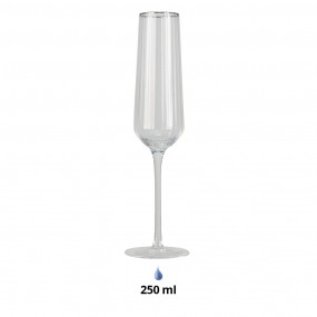 26GL3254 Flûte à champagne 250 ml Verre Verre à vin