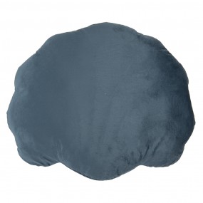 2KG033.007BL Dekokissen Muschel 38x48 cm Blau Polyester Kissenbezug mit Kissenfüllung