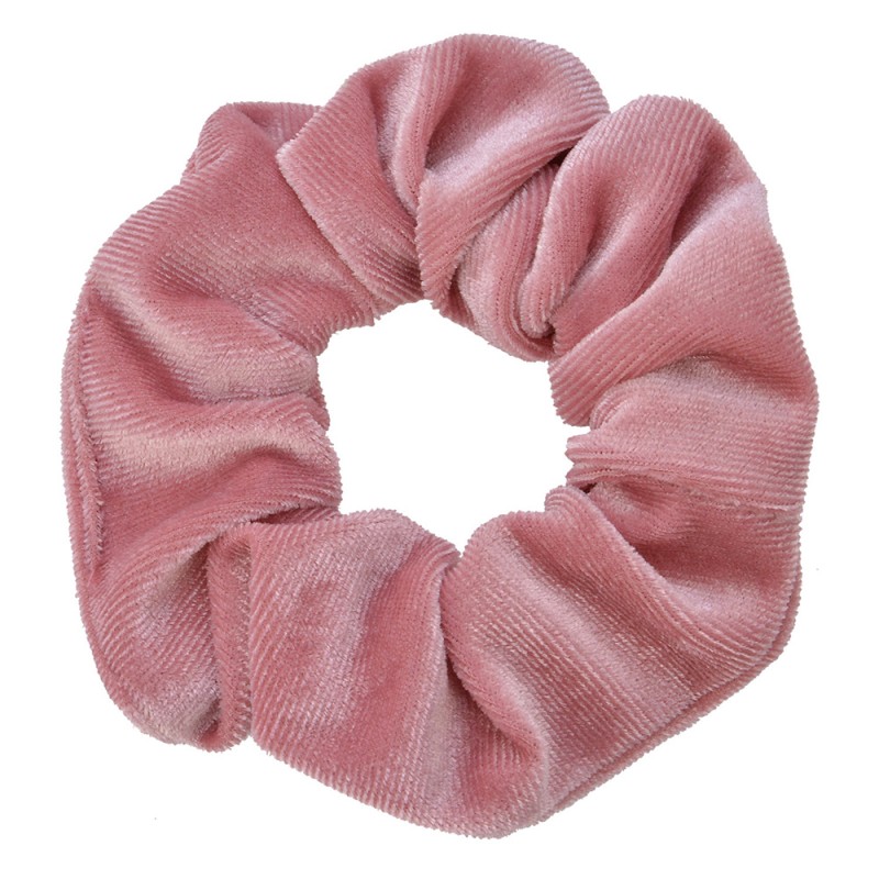 MLHCD0159P Scrunchie Hair Elastic Pink Synthetic Round