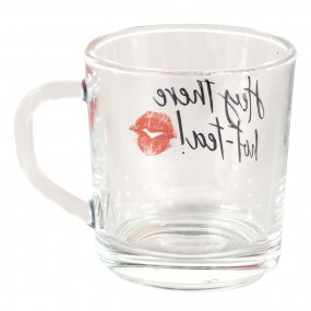 26GL4249 Tea Glass 200 ml Glass Lips Tea Mug