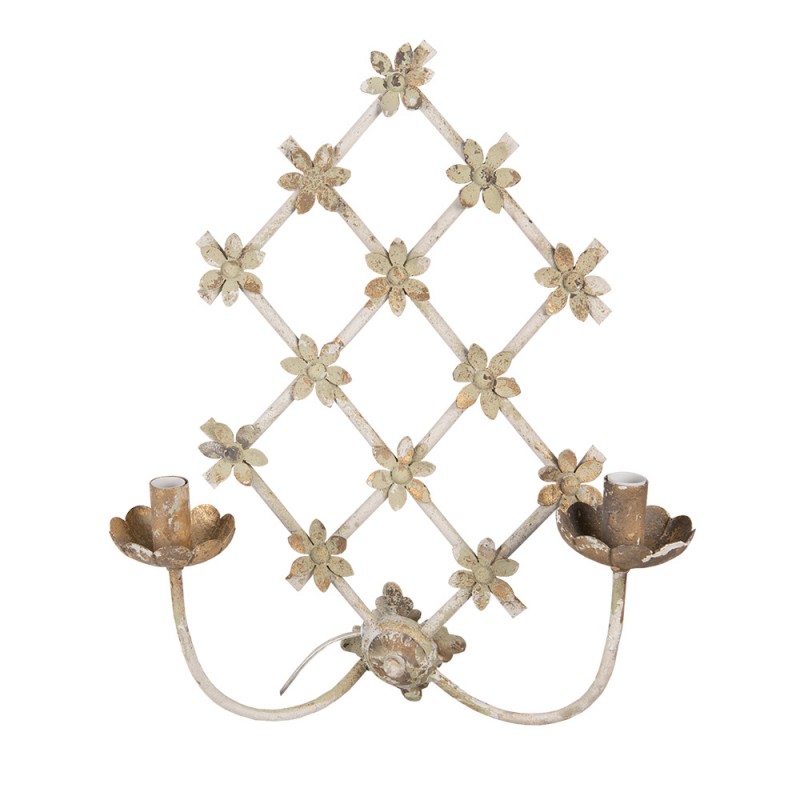 5LMP348 Wall Light 43x16x55 cm Beige Gold colored Iron Wall Lamp