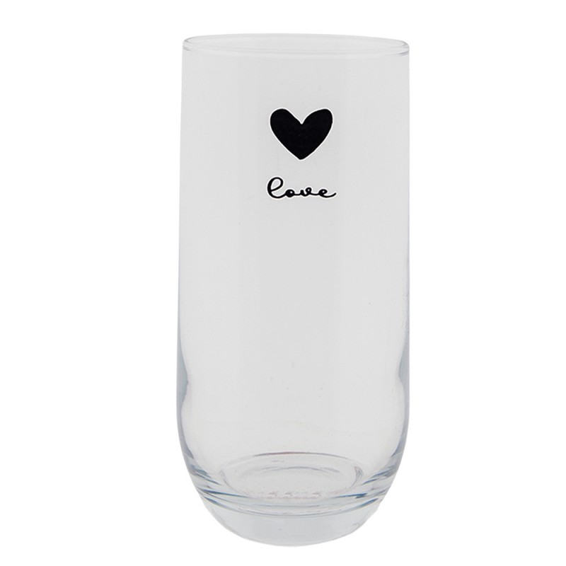 LBSGL0009 Waterglas  280 ml Glas Hart Longdrinkglas