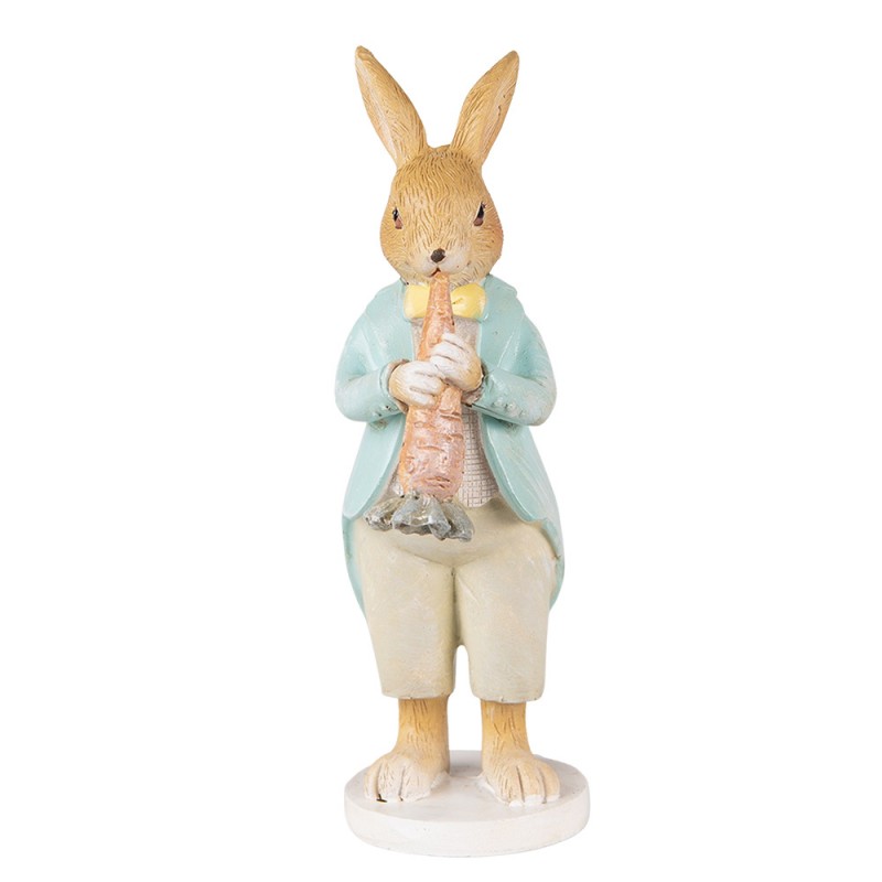 6PR3848 Figurine Rabbit 15 cm Brown Polyresin Home Accessories